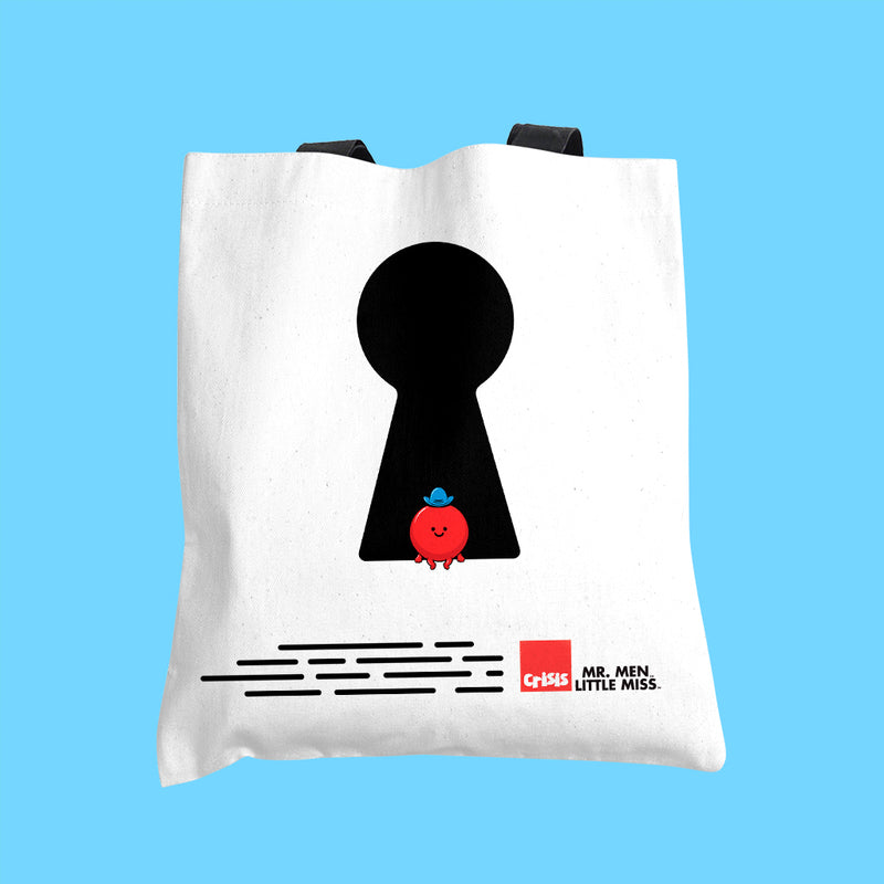 Mr. Small Keyhole Tote Bag