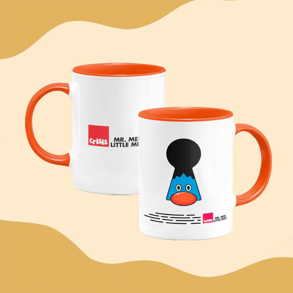 Mr. Sneeze Keyhole Large Porcelain Colour Handle Mug - Durable E