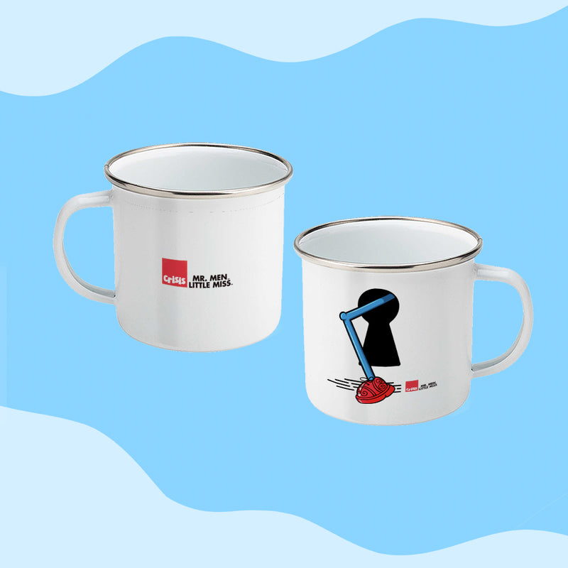 Mr. Tall Keyhole Enamel Mug