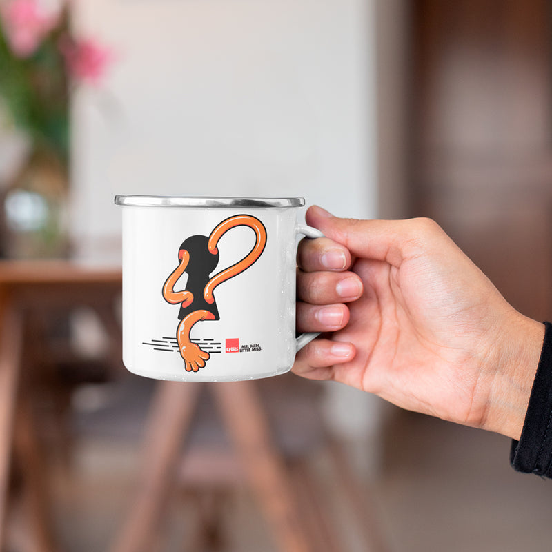 Mr. Tickle Keyhole Enamel Mug