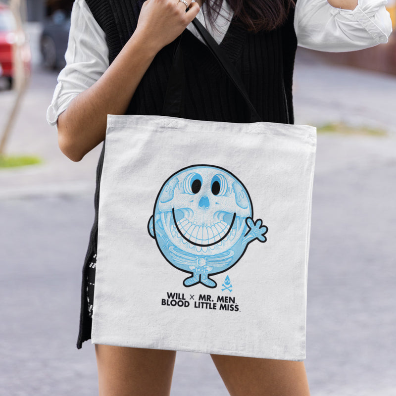 Mr. Happy Tote Bag by Will Blood