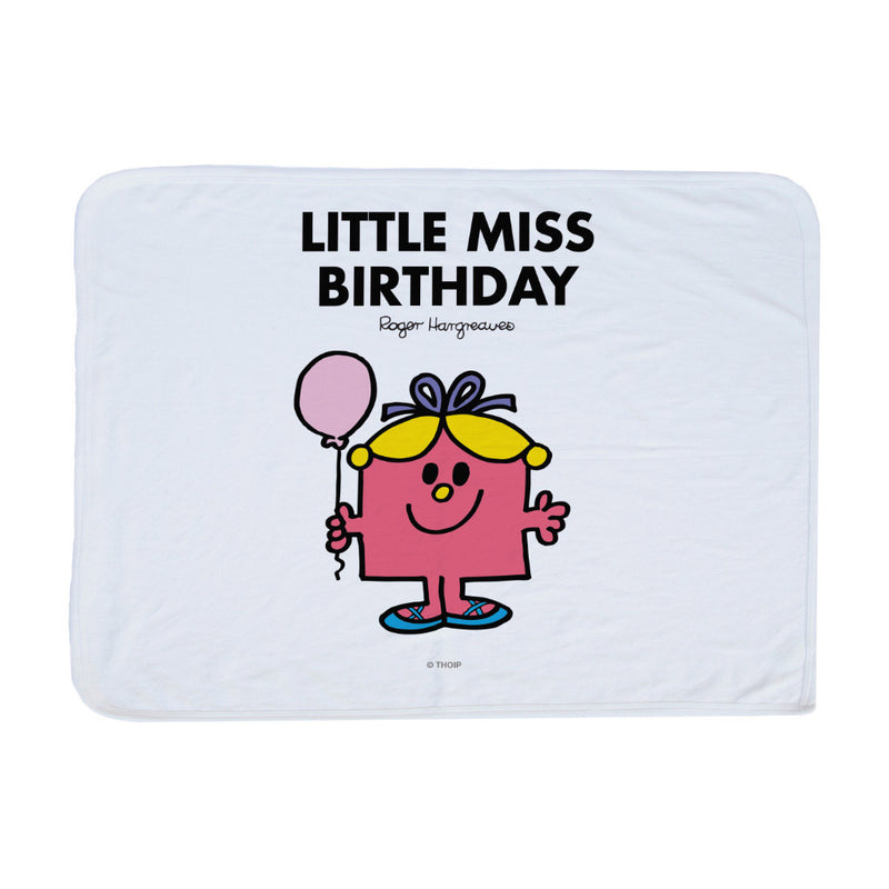 Little Miss Birthday Blanket