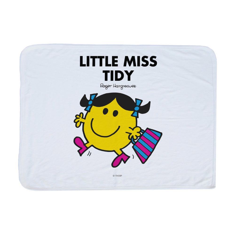 Mr. Men Little Miss 枕カバー マリン柄 Little Miss Tidy Blanket - Fun Nostalgic Gift for Fans of Mr Men