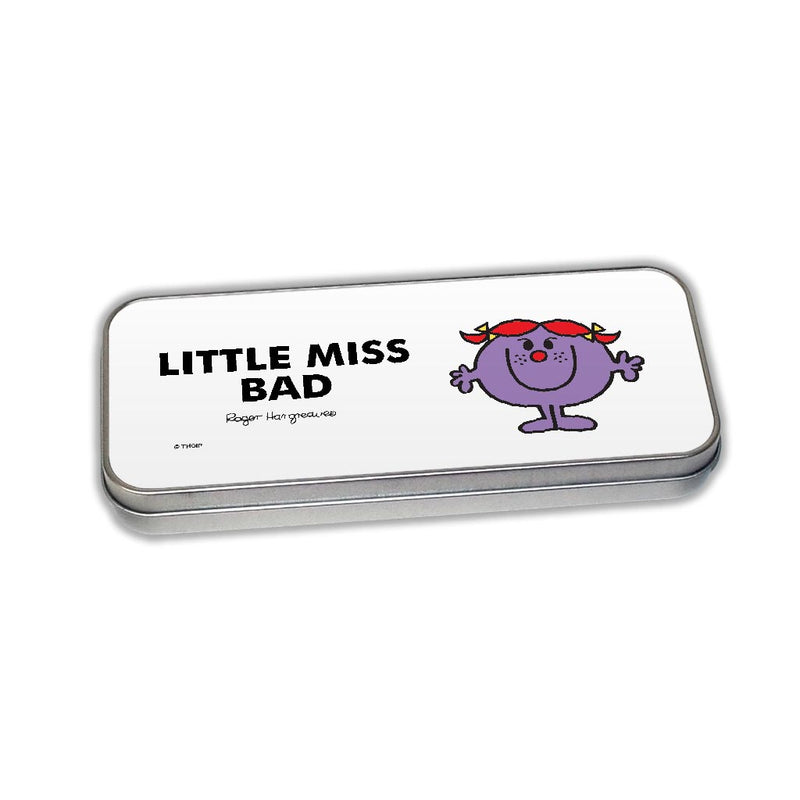 Little Miss Bad Pencil Case Tin