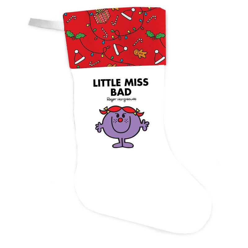 Little Miss Bad Christmas Stocking
