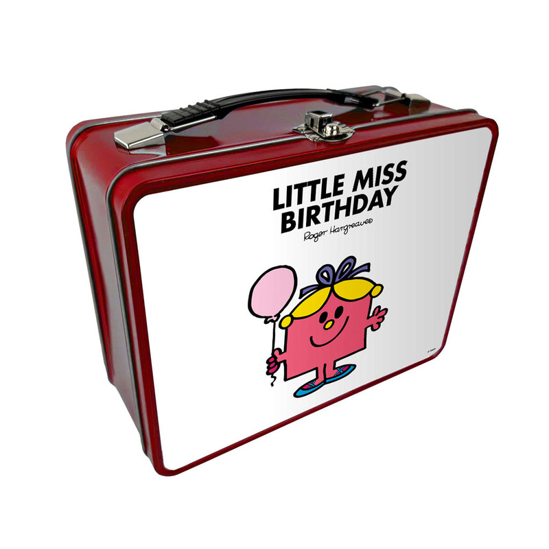 Little Miss Birthday Metal Lunch Box