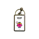 Little Miss Birthday Metal Keyring