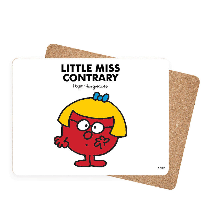 Little Miss Contrary Cork Placemat