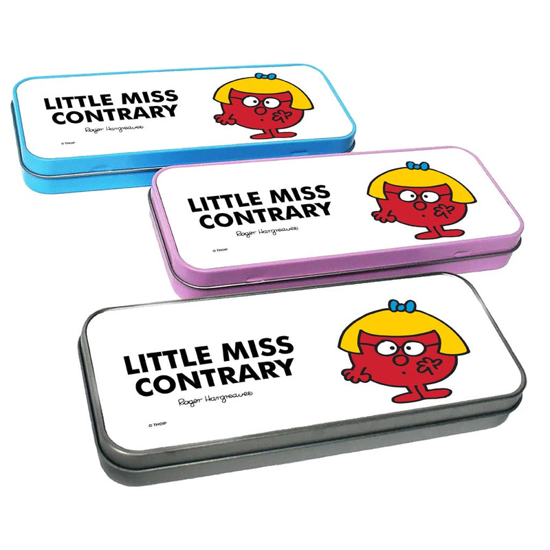 Little Miss Contrary Pencil Case Tin