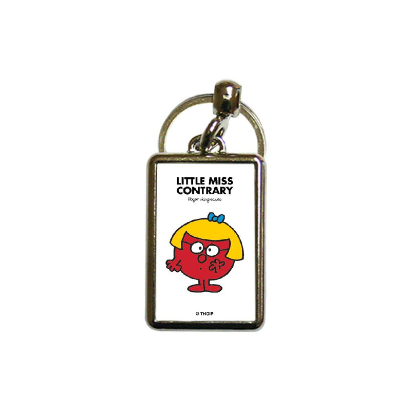 Little Miss Contrary Metal Keyring