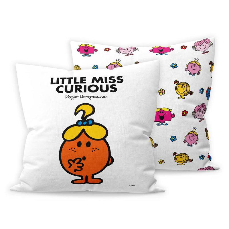 Little Miss Curious Micro Fibre Cushion