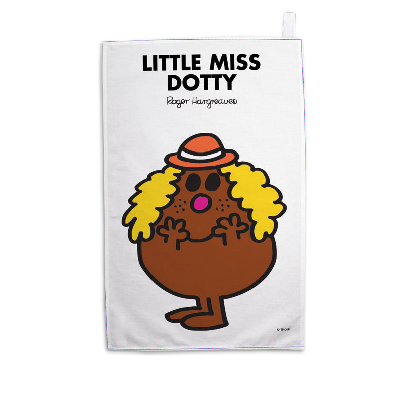 Little Miss Dotty Tea Towel