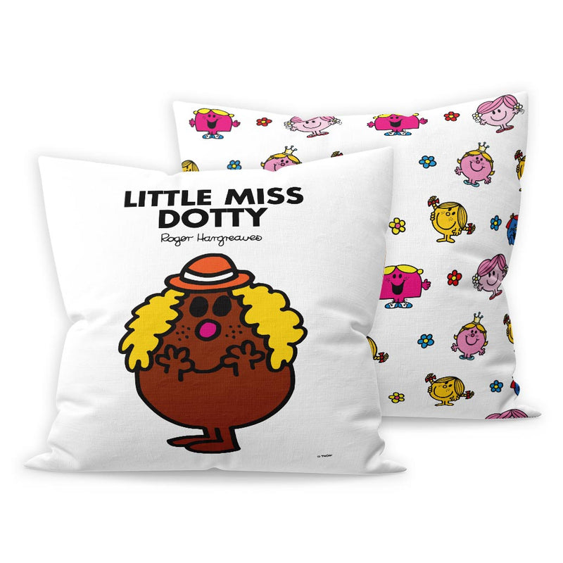 Little Miss Dotty Micro Fibre Cushion
