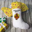 Little Miss Dotty Christmas Stocking