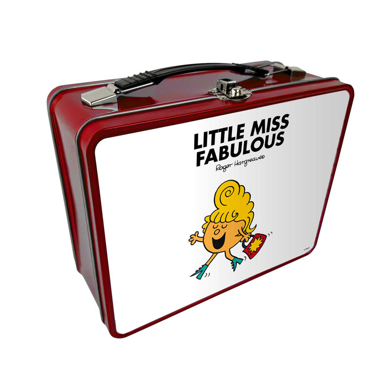 Little Miss Fabulous Metal Lunch Box