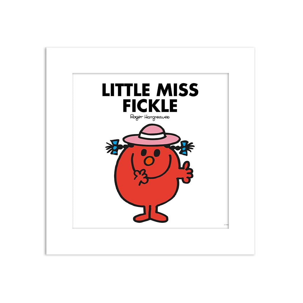 Personalised Little Miss Fickle Art Print