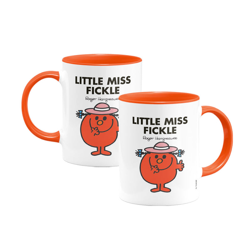 Little Miss Fickle Large Porcelain Colour Handle Mug