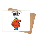 Little Miss Greedy Cork Placemat