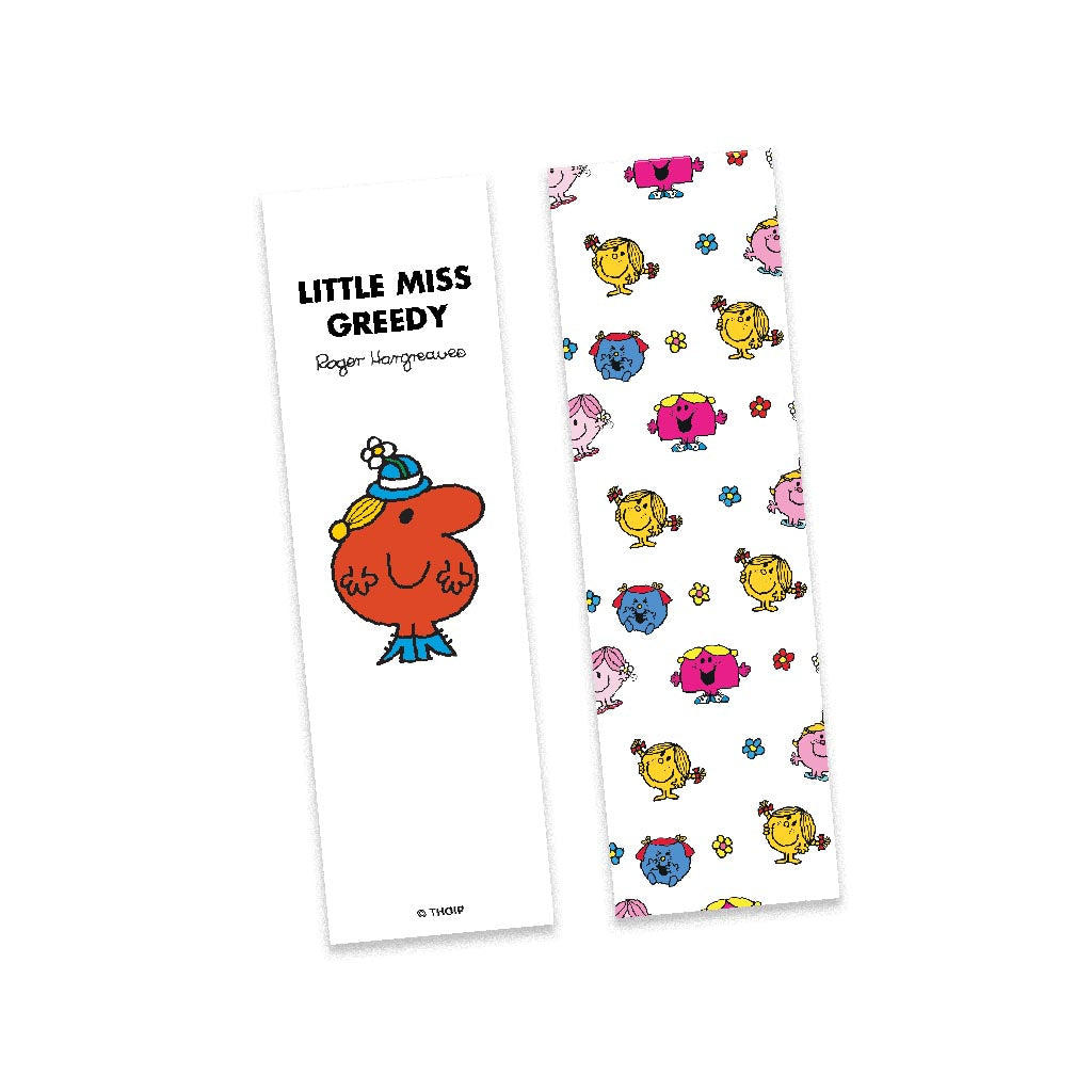 Little Miss Greedy Bookmark - Bright Gift for Teachers