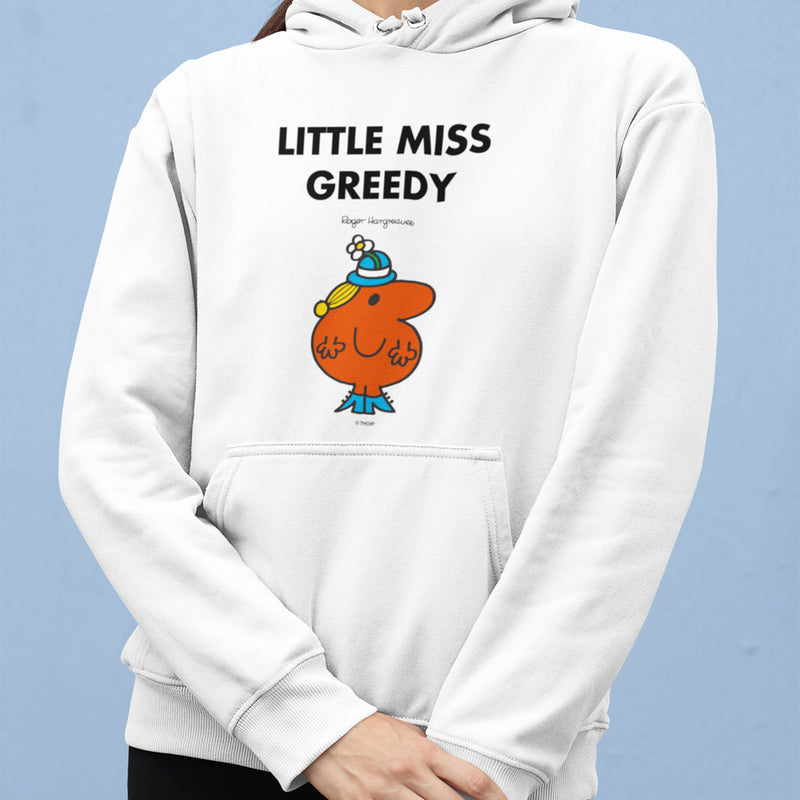 Little Miss Greedy Organic Hoodie