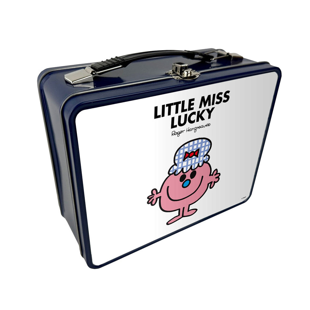 Personalised Little Miss Lucky Metal Lunch Box