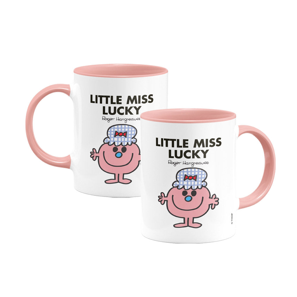 Personalised Little Miss Lucky Colour Insert Mug