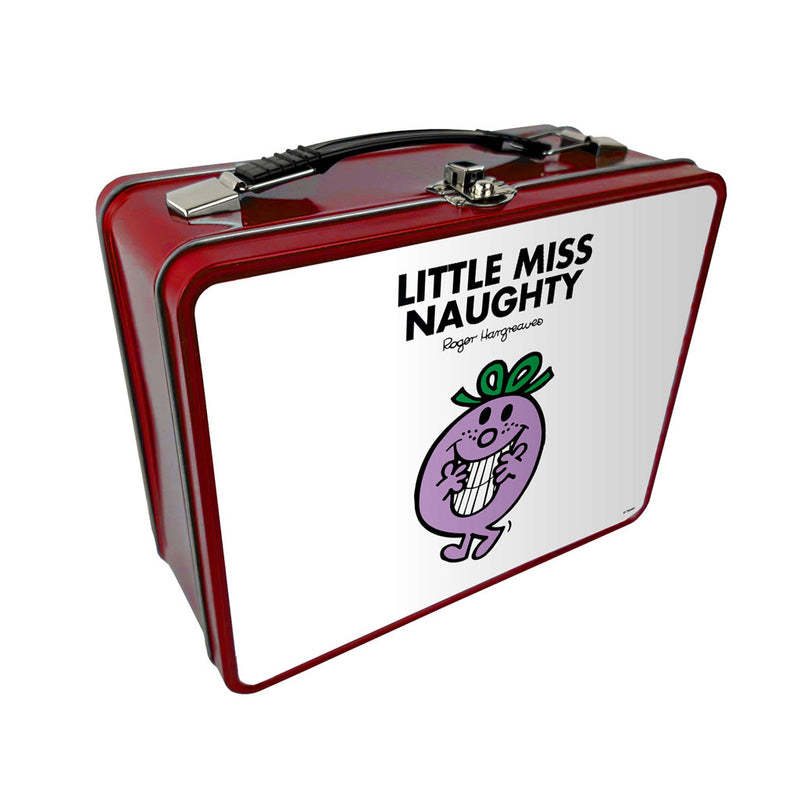Little Miss Naughty Metal Lunch Box