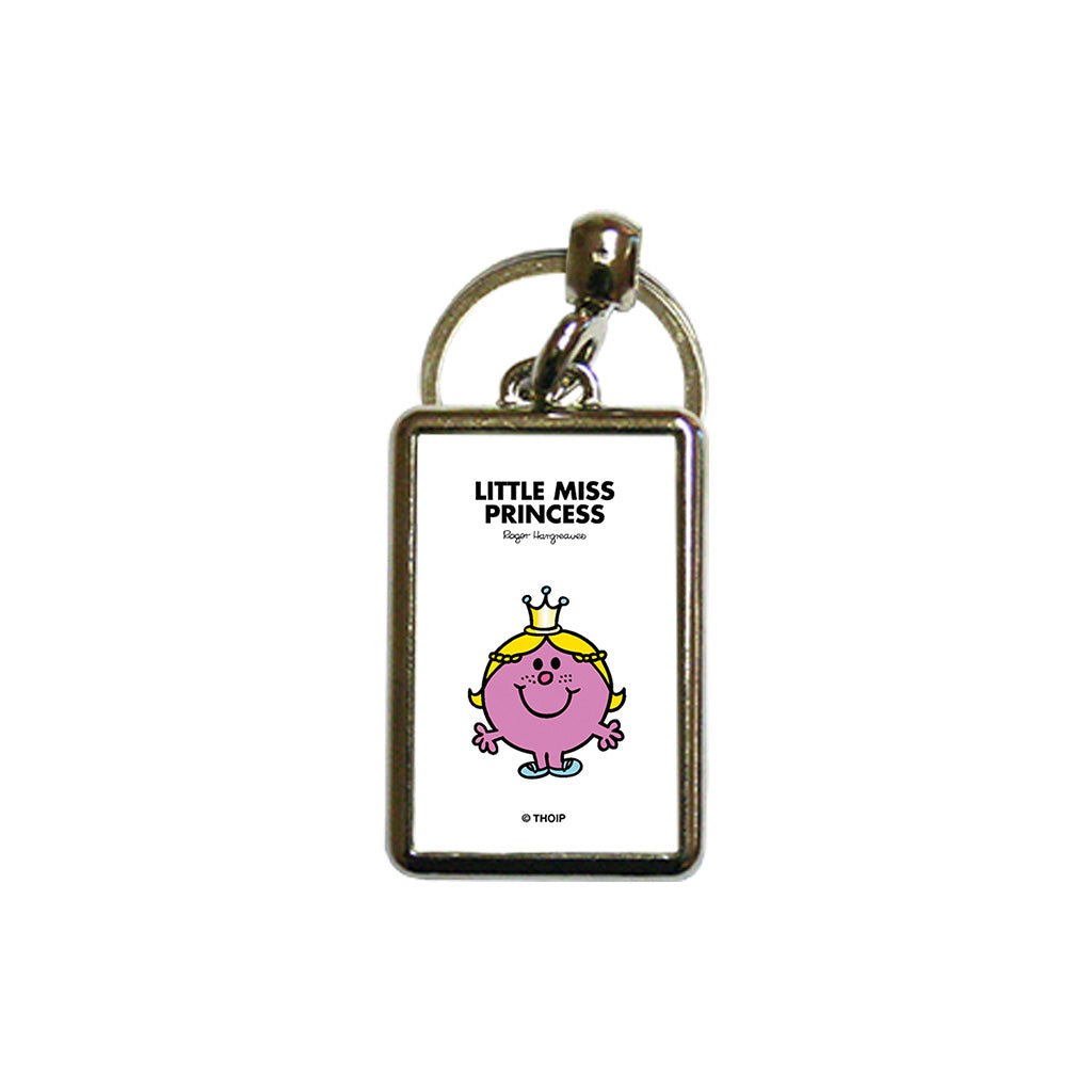 Princess Metal Key Little Miss Princess Metal Keyring - Fun Gift for Birthdays