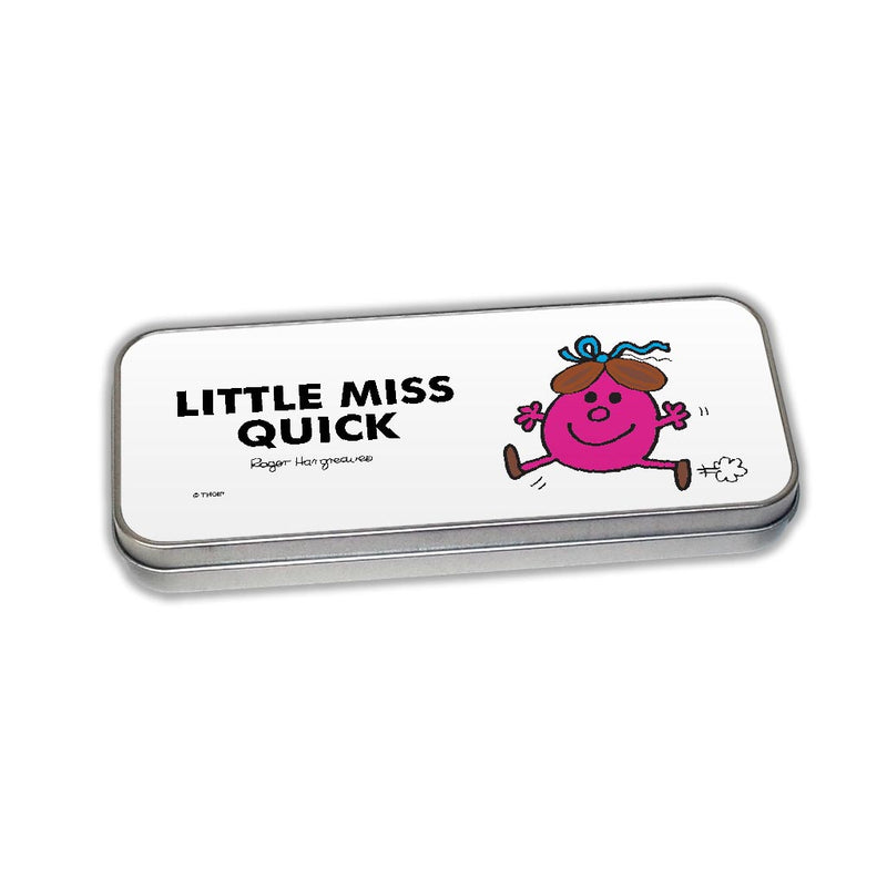 Little Miss Quick Pencil Case Tin