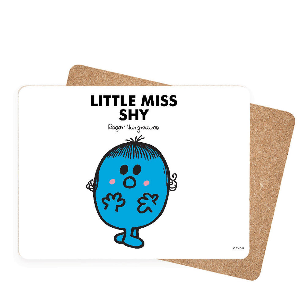 Little Miss Shy Cork Placemat - Retro Collectible for Fans