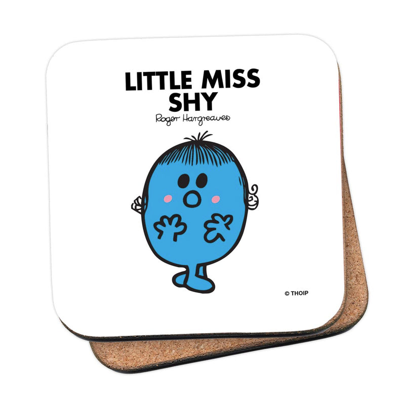 Little Miss Shy Cork Coaster