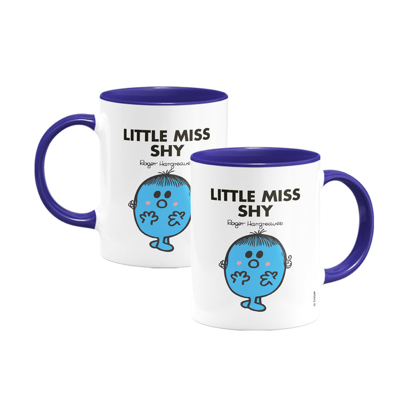 Little Miss Shy Large Porcelain Colour Handle Mug