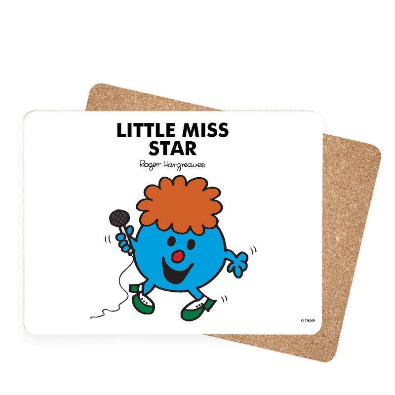 Little Miss Star Cork Placemat
