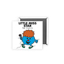 Little Miss Star Square Magnet