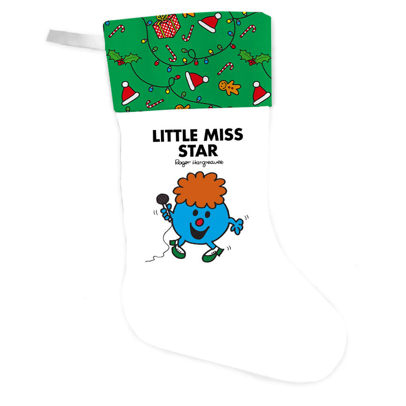 Little Miss Star Christmas Stocking