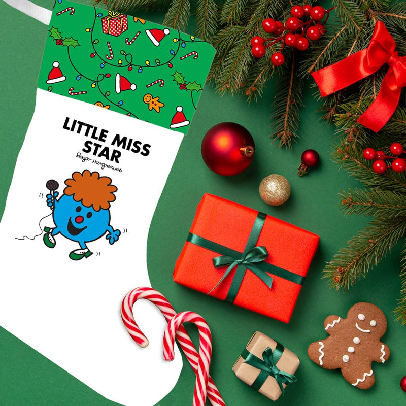 Little Miss Star Christmas Stocking
