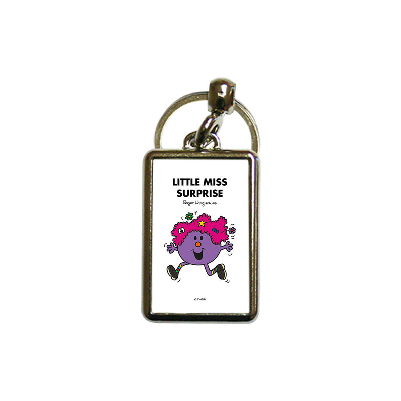 Little Miss Surprise Metal Keyring