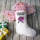 Little Miss Surprise Christmas Stocking