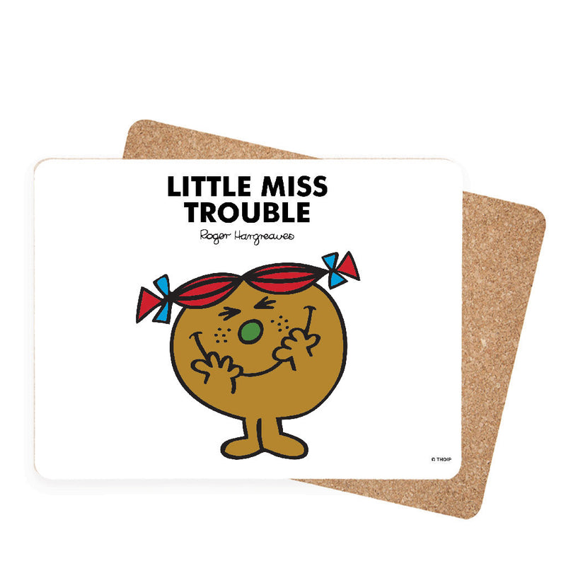 Little Miss Trouble Cork Placemat