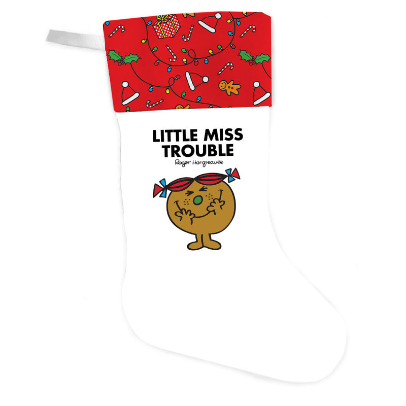 Little Miss Trouble Christmas Stocking