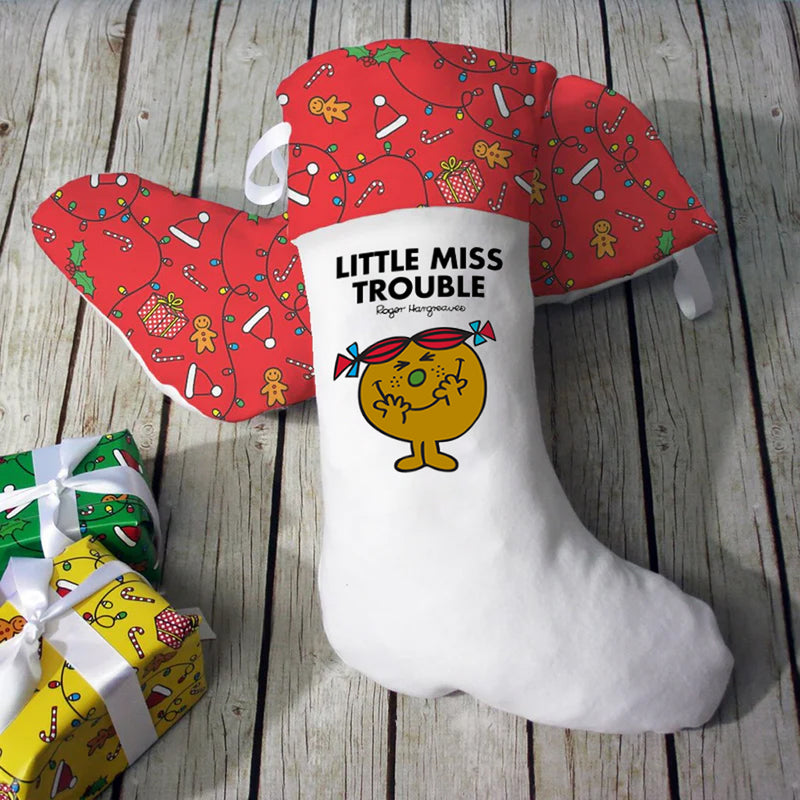 Little Miss Trouble Christmas Stocking