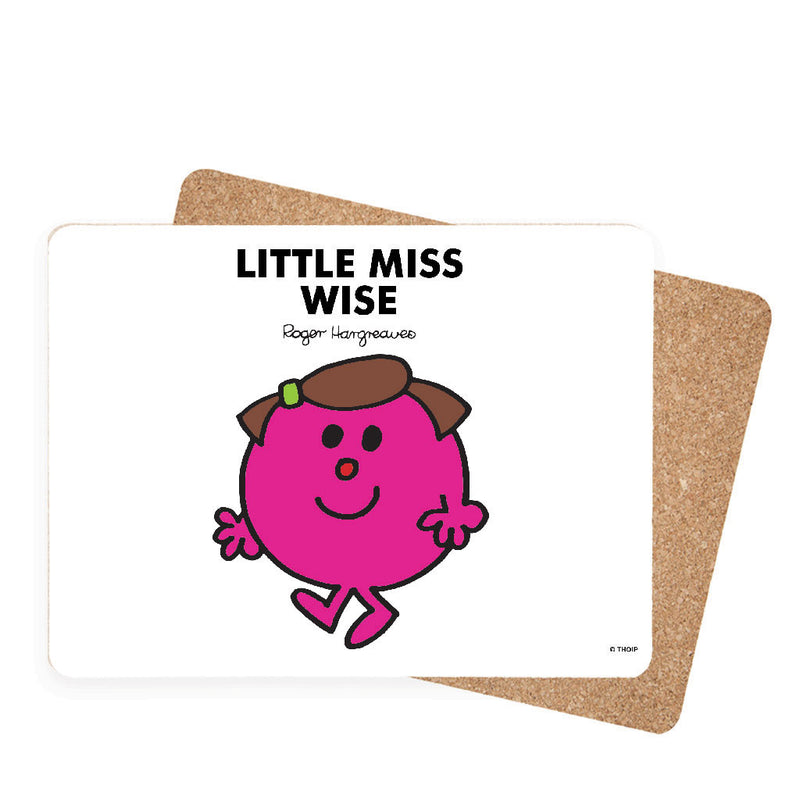 Little Miss Wise Cork Placemat