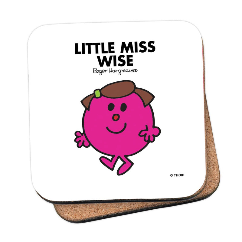 Little Miss Wise Cork Coaster
