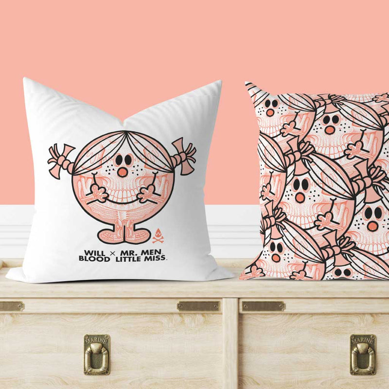 Little Miss Sunshine Cushion by Will Blood