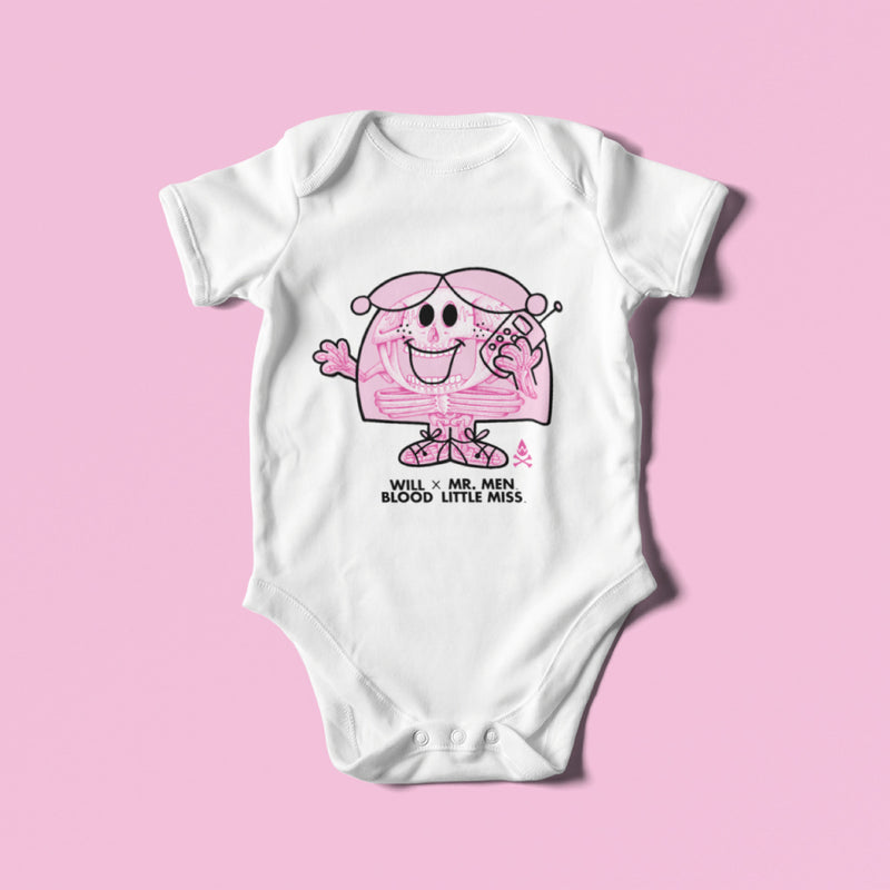 Little Miss Chatterbox Baby Grow by Will Blood