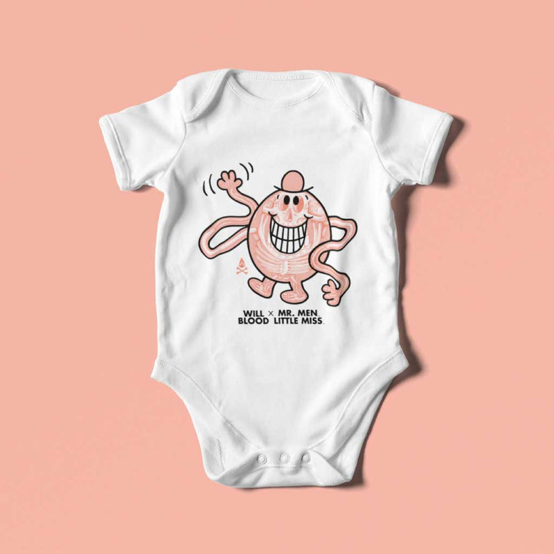 Mr. Tickle Baby Grow by Will Blood