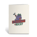 Little Miss Naughty Christmas Card