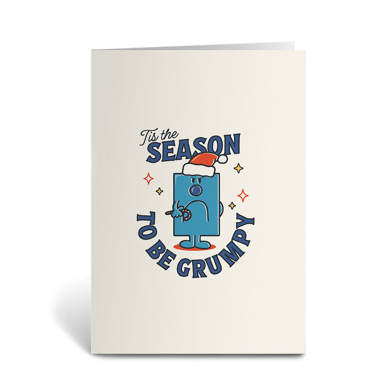Xmas Grumpy Mr. Grumpy Christmas Card - Friends & Fans