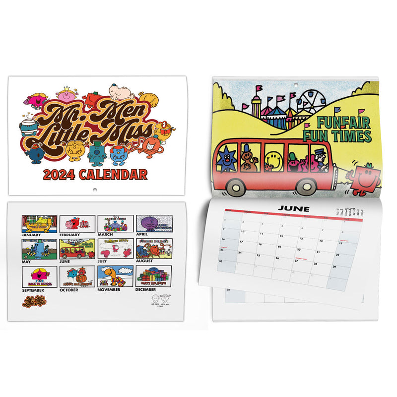 Mr. Men Little Miss 2024 Calendar