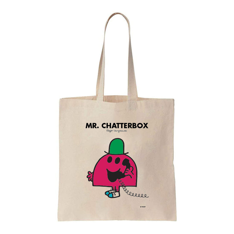 Mr. Chatterbox Long Handled Tote Bag